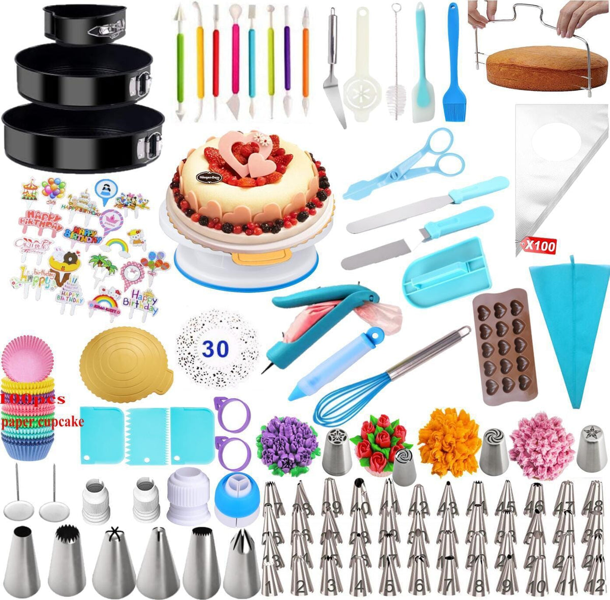 375 Pieces Cake Baking Mold