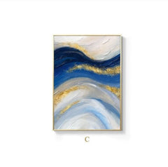 Abstract Canvas Painting Contemporary Art Poster Modern Home Living Room Decor