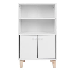 Bathroom Cabinet Multifunction MDF Wood Floor Cabinet with 2 Shelf Home Furnitures