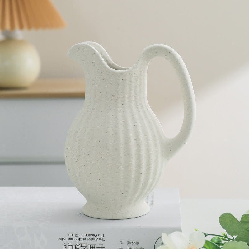 Ceramic White Dry Flower Vase