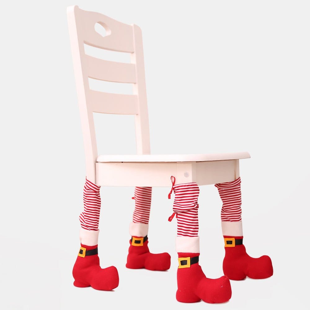 Christmas foot Chair Cover Decor