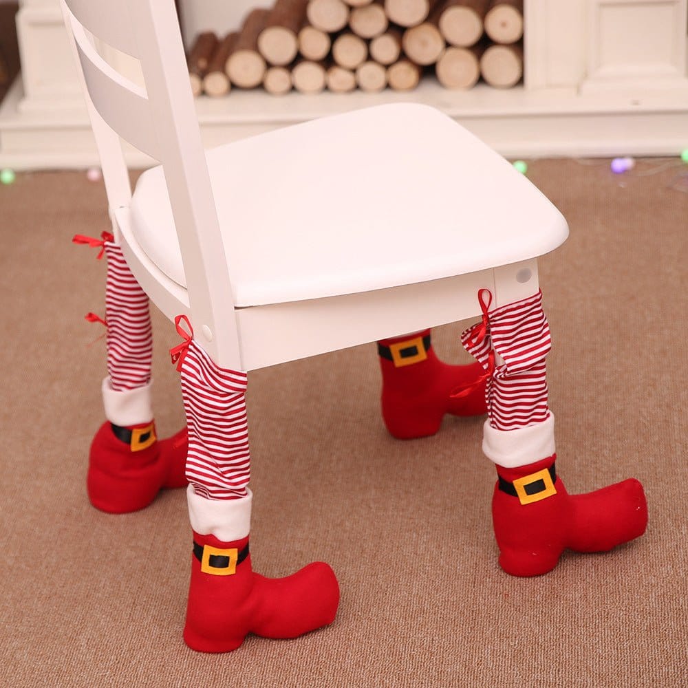 Christmas foot Chair Cover Decor