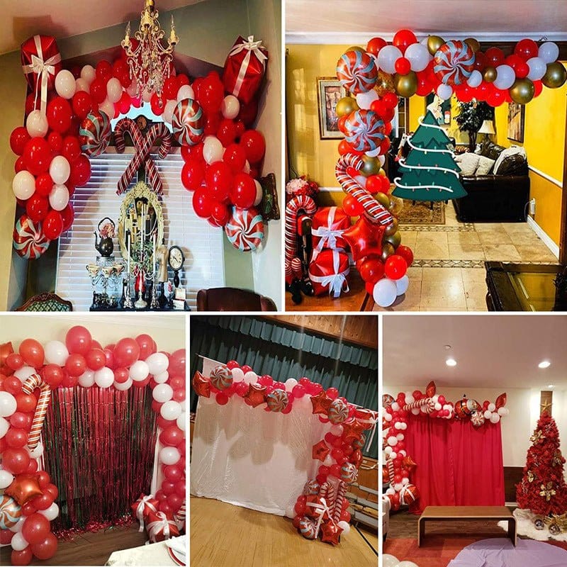 Christmas Party Balloon Chain Arch Decoration