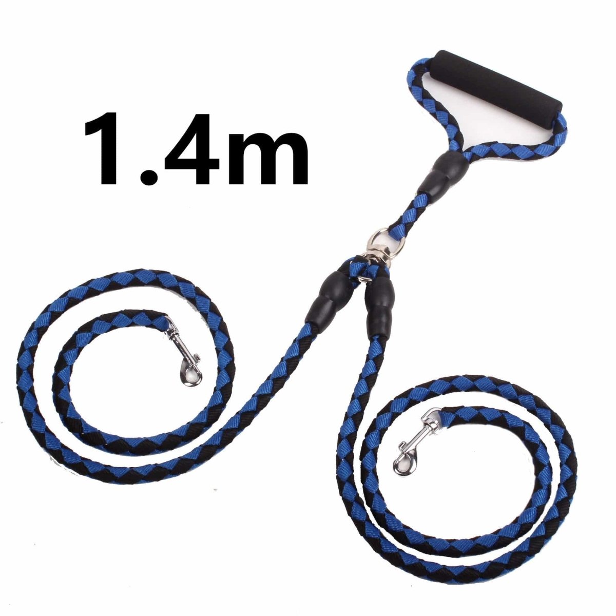 Double - Ended Traction Rope For Walking The Dog Hand - Double - Ended Traction Rope One Plus Two Leash Collar Pet Supplies Dog Collar