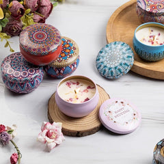 Dried Flower Fragrance Candle Flower Fragrance Incense Candle