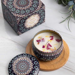 Dried Flower Fragrance Candle Flower Fragrance Incense Candle