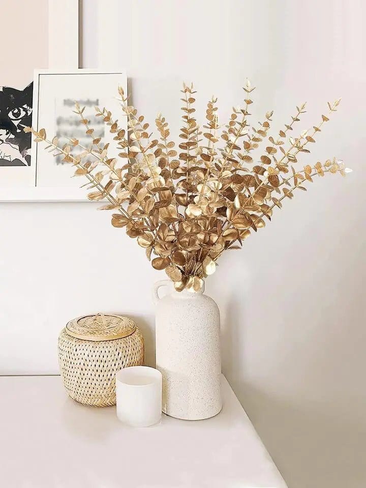 Eucalyptus Artificial Leaves 10 pcs For Home