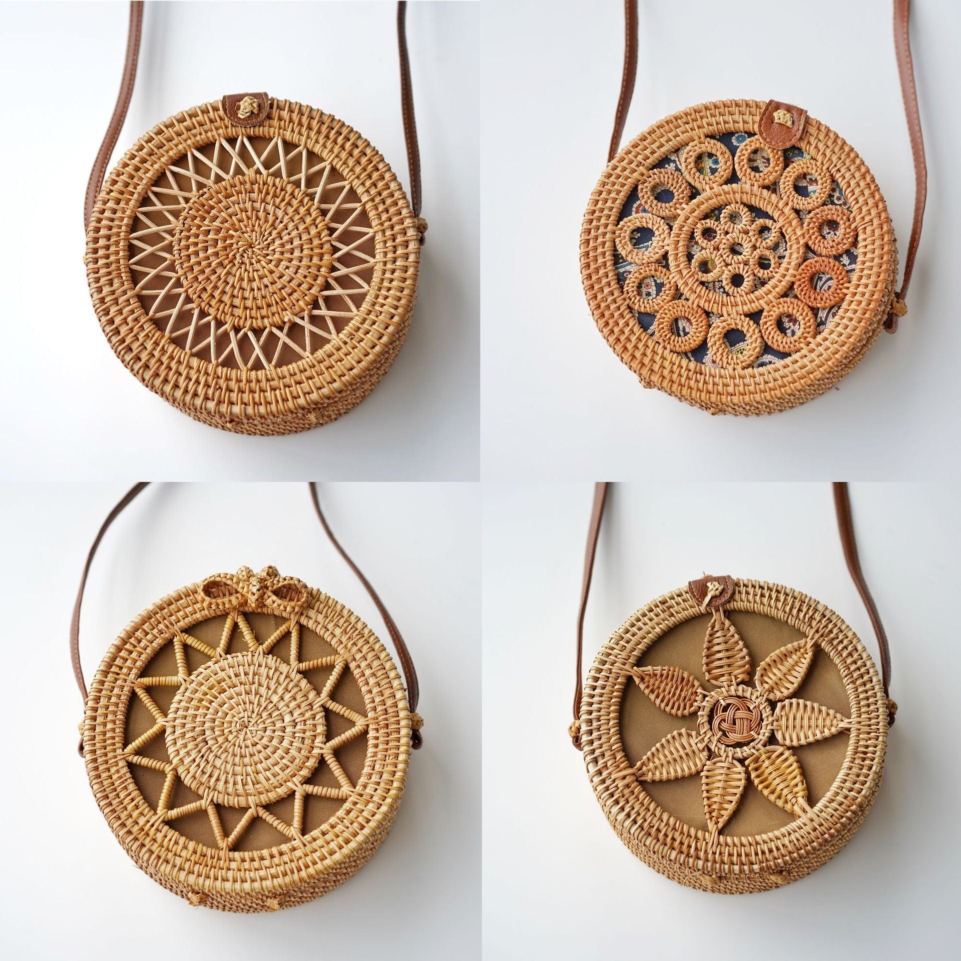 Fashion Personality Retro Rattan Weave Bag