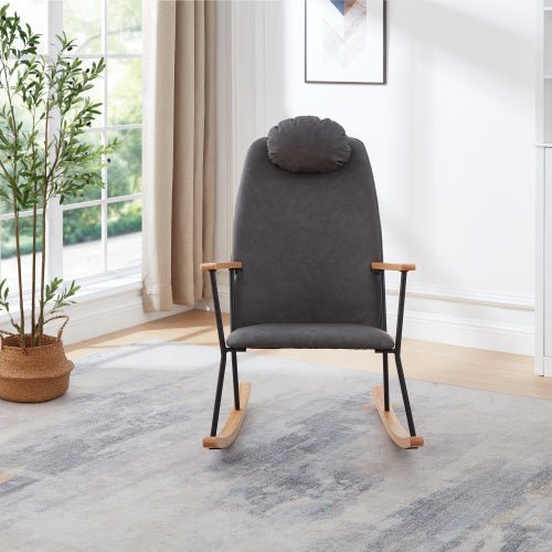 Modern Rocking Chair Comfortable Side Chair For Nursery, Bedroom, Living Room