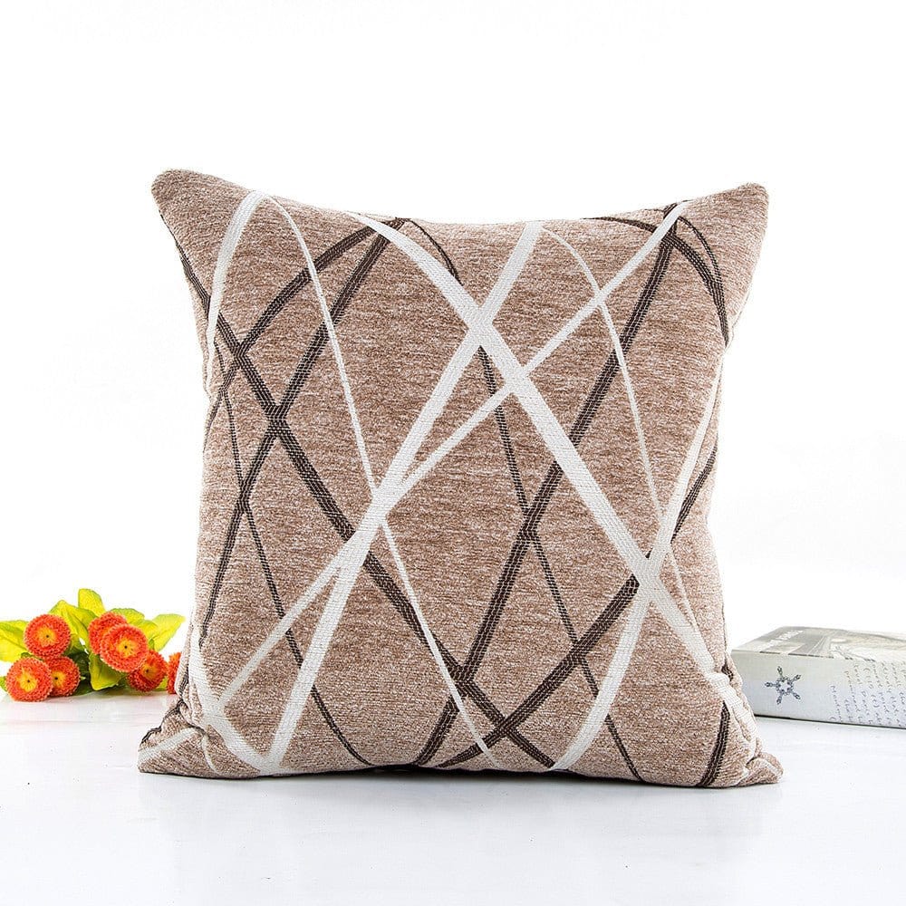 Modern simple striped cushion cover