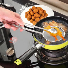 Multi - functional Oil Food Folder Kitchen Accessories Stainless Steel Fried Food Oil Scoop