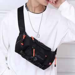 Multi - functional Outdoor Pocket Sports Men's Shoulder Messenger Bag