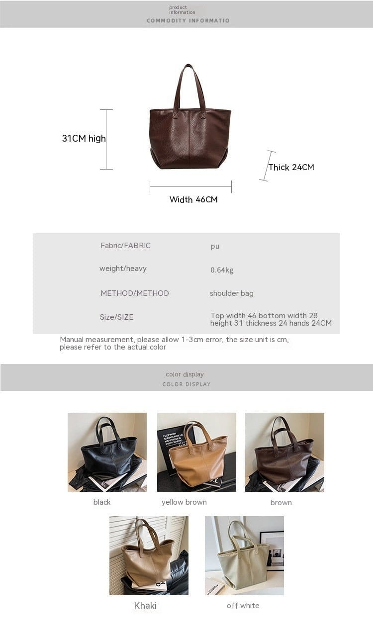 Niche, High - end Commuting Retro Women's Tote Bag