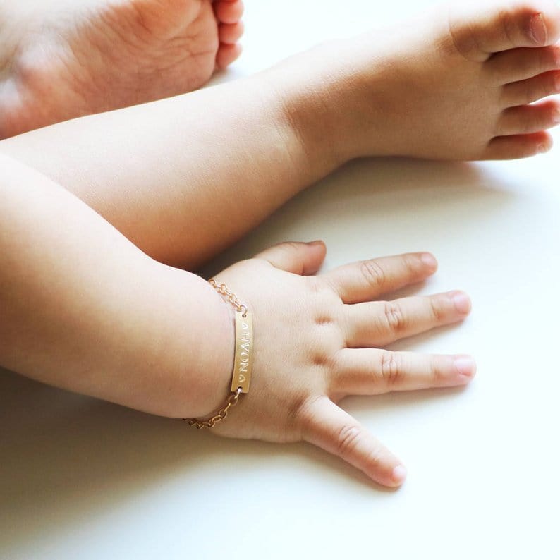 Personalized lettering children bracelet