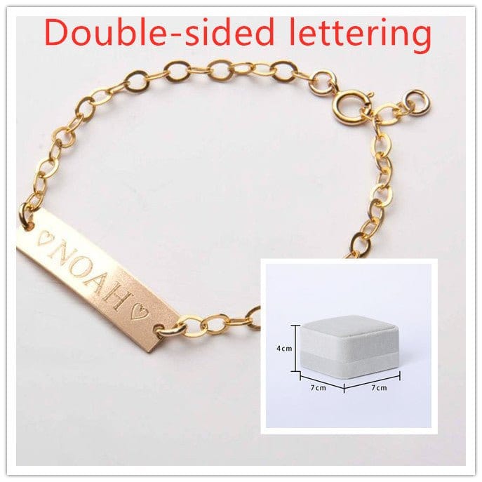 Personalized lettering children bracelet