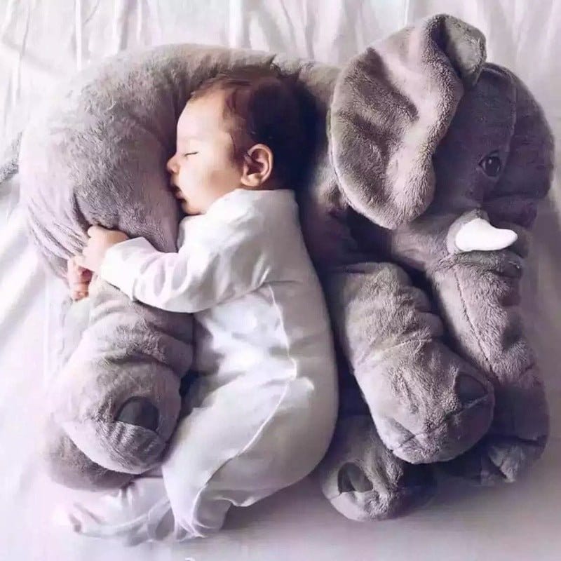 Soft Comfort Elephant Plush Toy Accompany Sleeping Baby Sleep Child Pillow Leather Shell