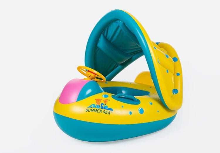 Thickening infant and child parent - child swimming ring