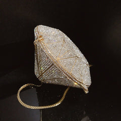 Three - dimensional diamond shape handbags