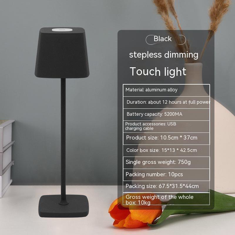 USB Rechargeable Desk Lamp Bedroom Touch Led Atmosphere Small Night Lamp