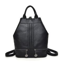 Women's All - Match Soft Leather Cowhide Backpack